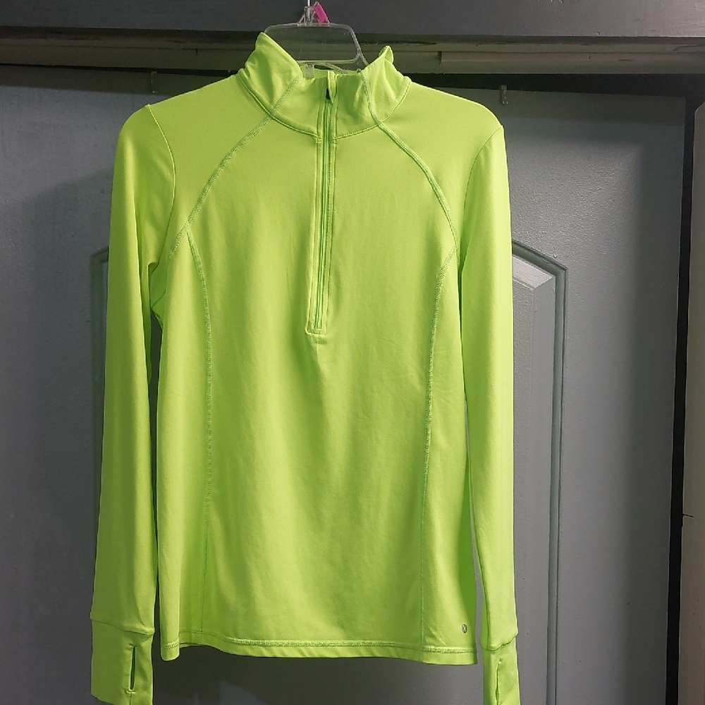 Xersion Lime Green Active Pullover